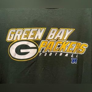 Green Bay Packers Long Sleeve T-Shirt, Men’s 2XL. NFL Football, Green & Yellow